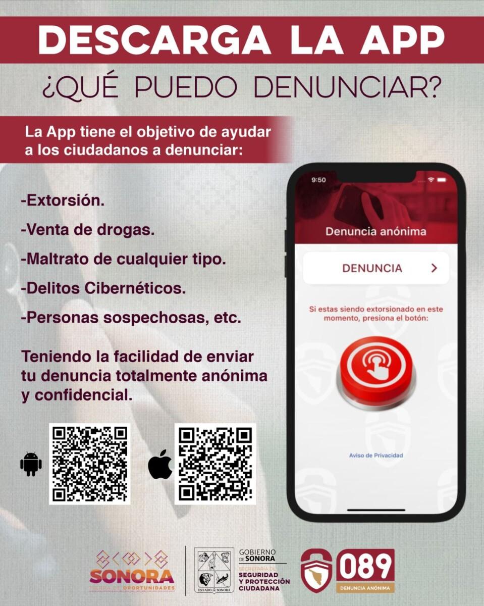 Promueve C5i app móvil 089 Denuncia Anónima Sonora en Agua Prieta