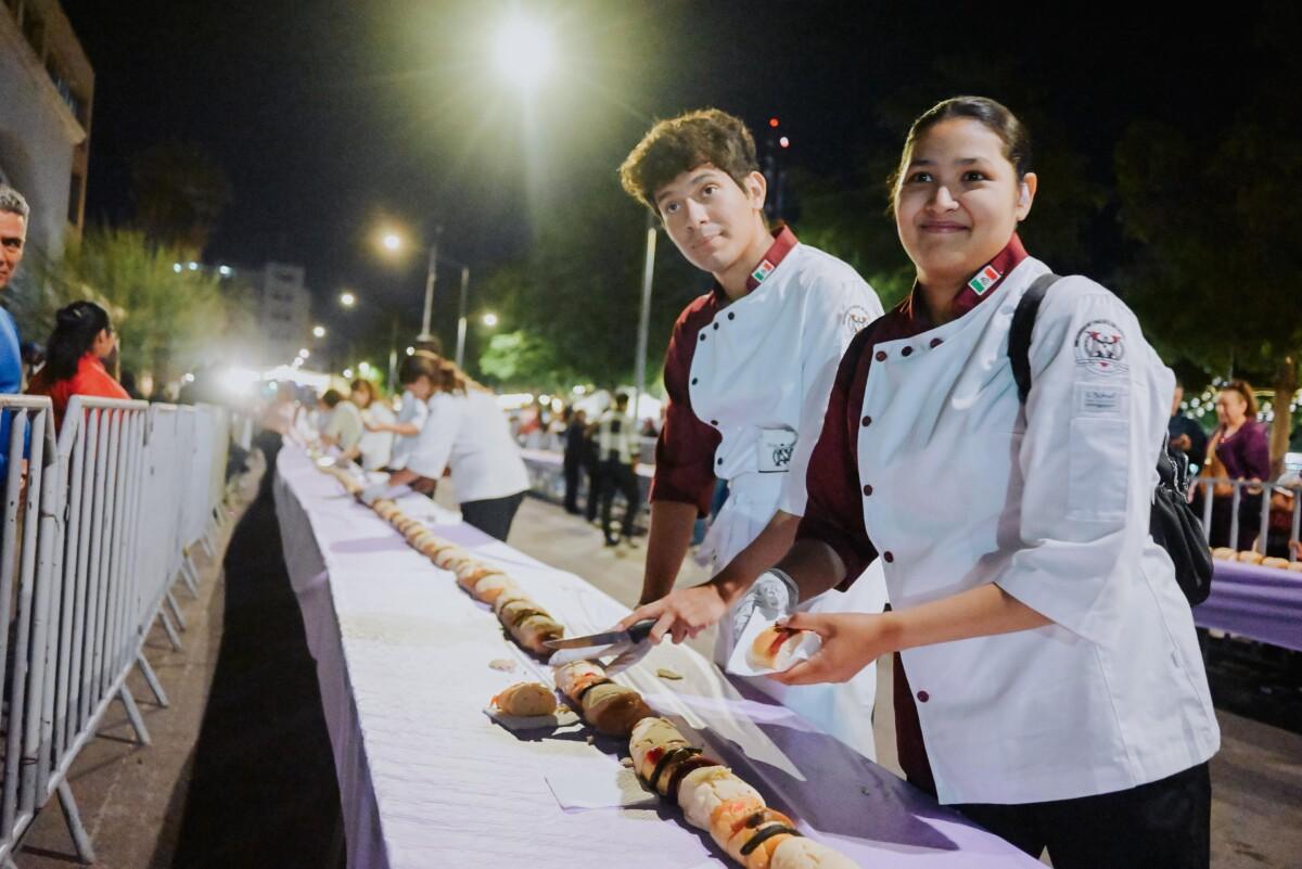 Atestigua Toño Astiazarán nuevo récord de 600 metros en La Rosca de Reyes más Grande de la H