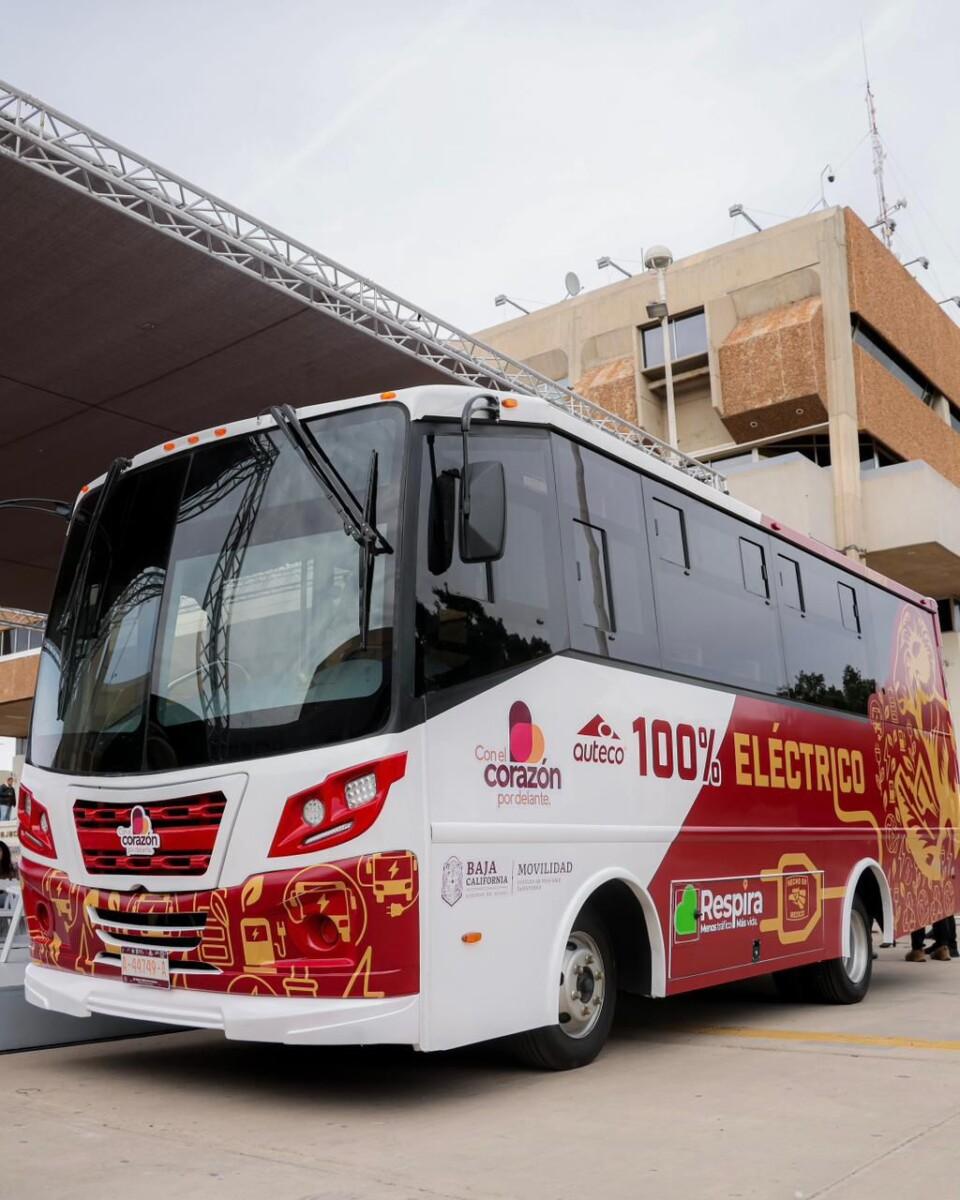 PONE EN MARCHA GOBERNADORA PRIMERA RUTA DE TRANSPORTE ELÉCTRICO EN MEXICALI