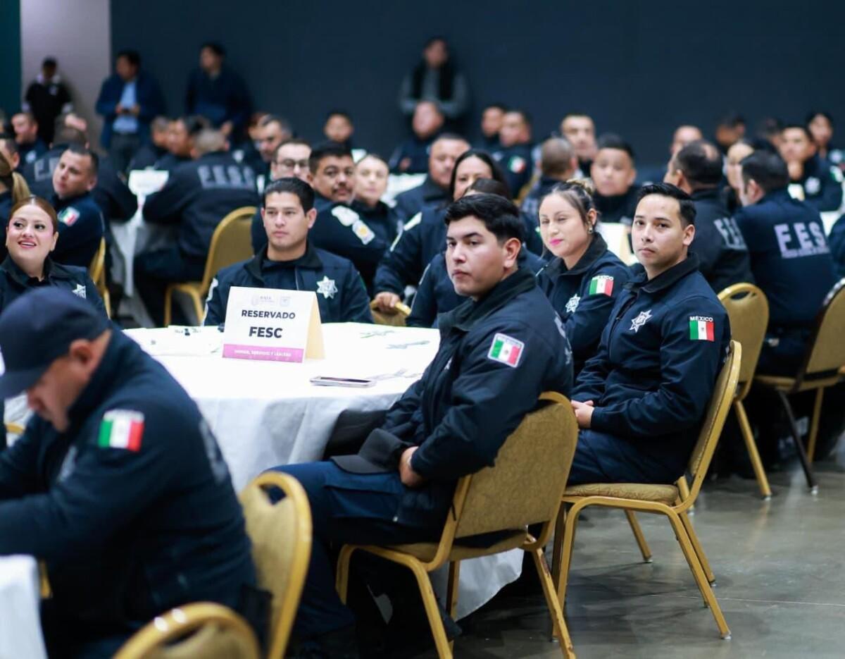 GOBIERNO DE MARINA DEL PILAR IMPULSA DIGNIFICACIÓN DE LOS CUERPOS POLICIALES DE BAJA CALIFORNIA