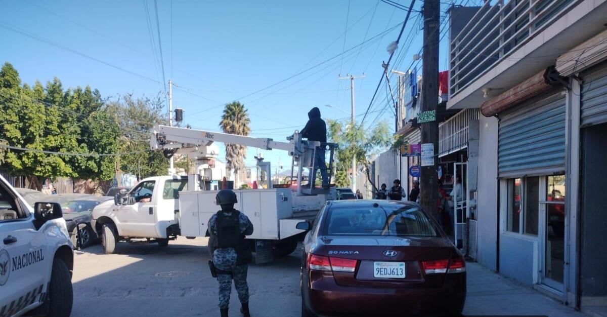 OPERATIVO DE RETIRO DE CÁMARAS DE VIDEOVIGILANCIA EN TIJUANA, BAJA CALIFORNIA