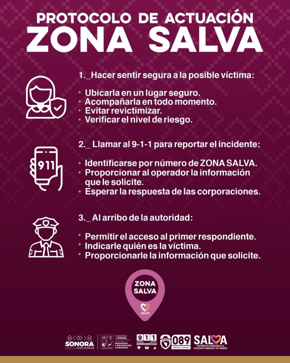 Zonas SALVA son lugares seguros para mujeres en riesgo o peligro