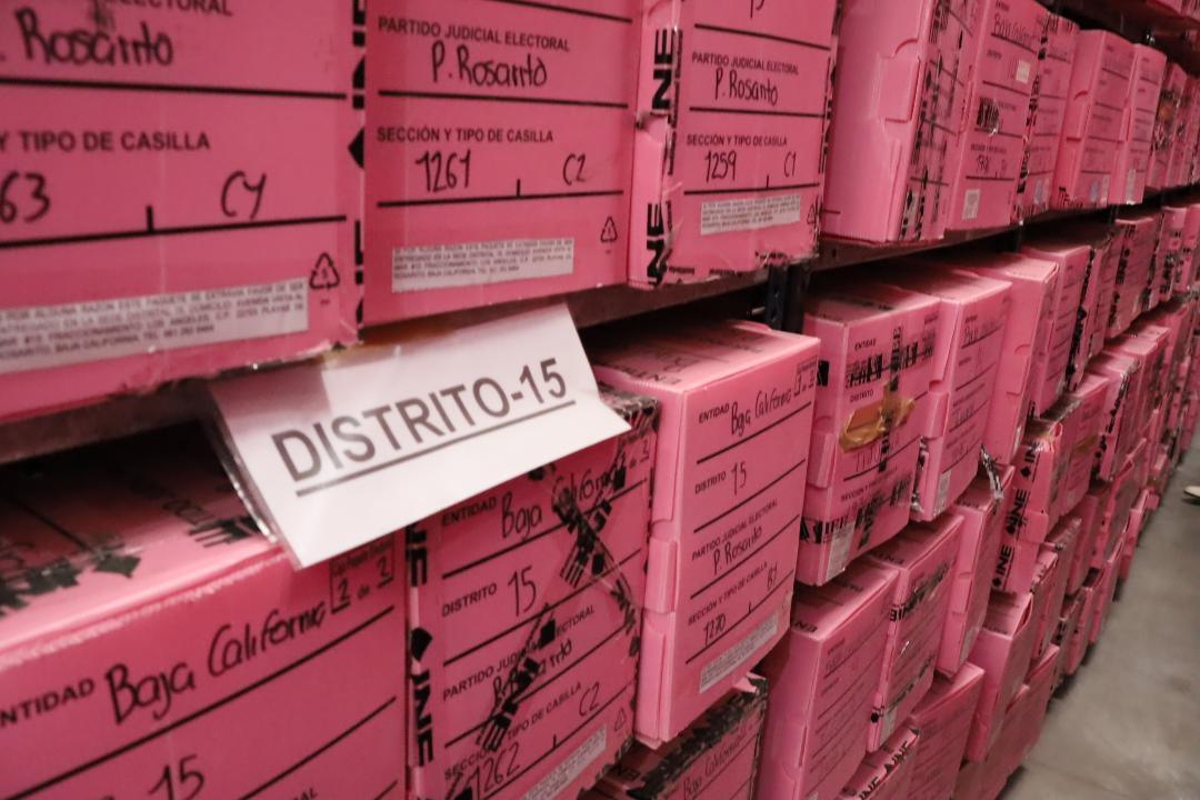 INAUGURA IEEBC EXHIBICIÓN PÚBLICA DE LA DOCUMENTACIÓN ELECTORAL UTILIZADA DURANTE EL PELE 2025