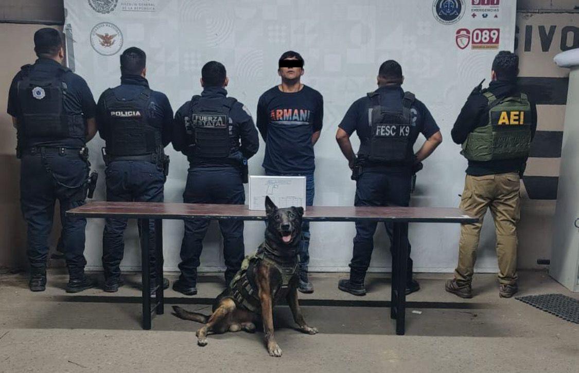 AGENTE K9 “KILO” NEUTRALIZA A SUJETO ARMADO QUE TENÍA COMO REHÉN A SU MADRE