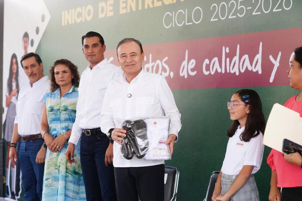 Durazo garantiza uniformes escolares a tiempo: amplía plazo de actualización de tallas