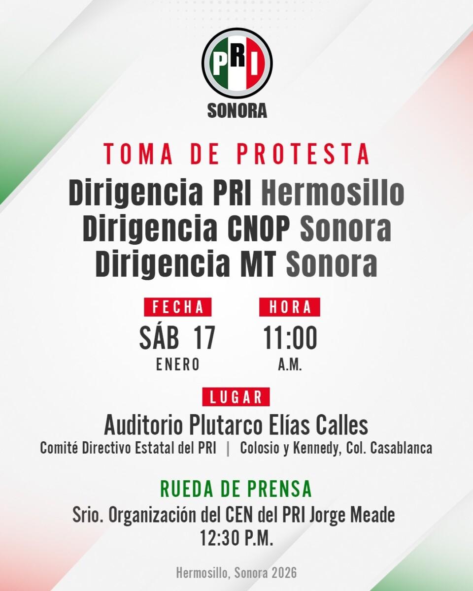 SIGUE VIVO EL PRI EN SONORA