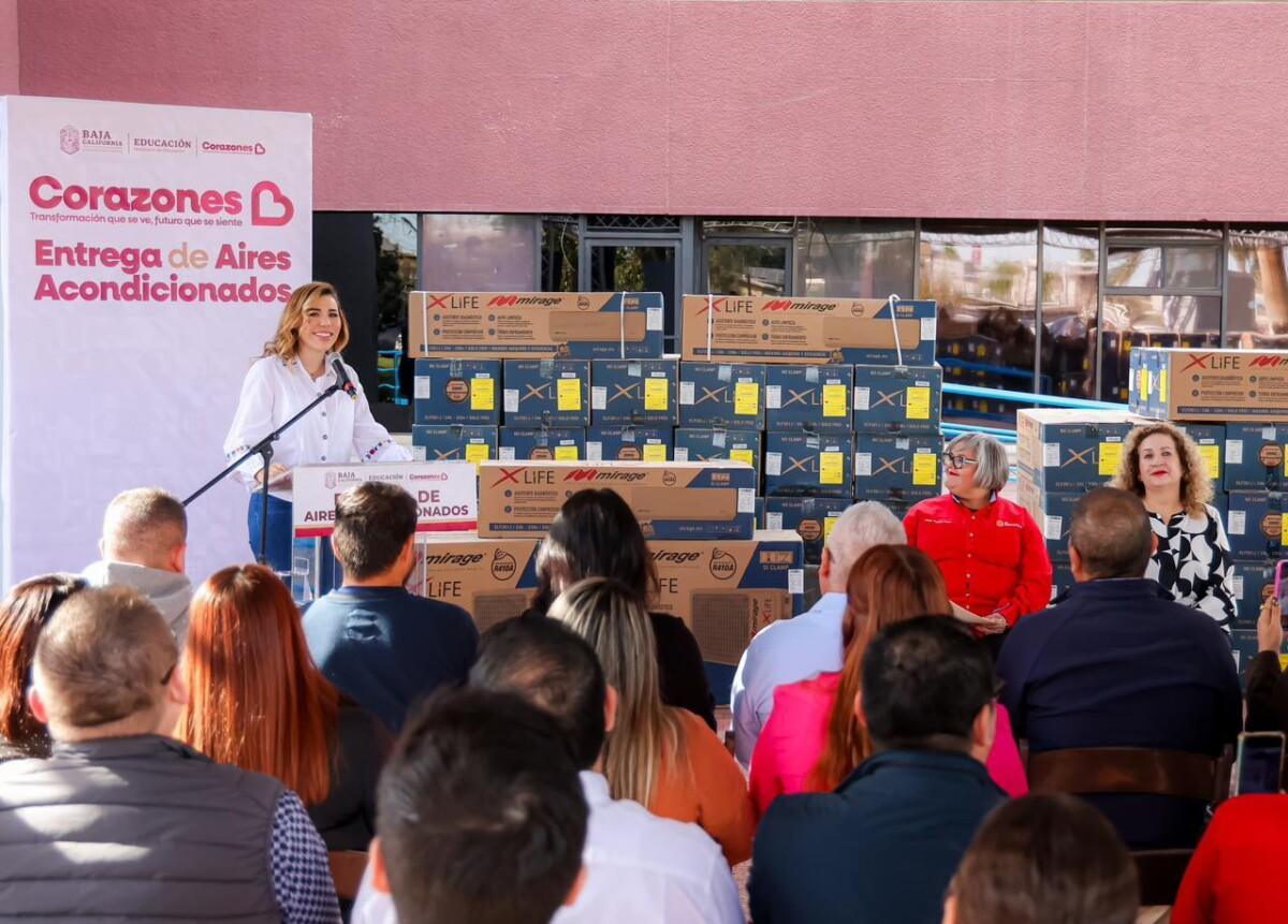 EQUIPO DE AIRES ACONDICIONADOS PARA MEJORAR LAS CONDICIONES DE APRENDIZAJE EN ESCUELAS DE MEXICALI, VALLE Y SAN FELIPE
