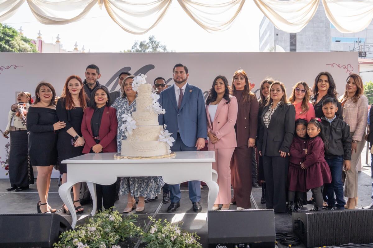Preside Ismael Burgueño ceremonia de Matrimonios Colectivos 2026 en la Avenida Revolución