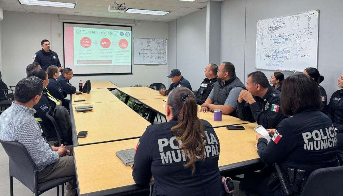 SSCBC CAPACITA A POLICÍAS MUNICIPALES PARA REFORZAR PREVENCIÓN DEL DELITO DE EXTORSIÓN