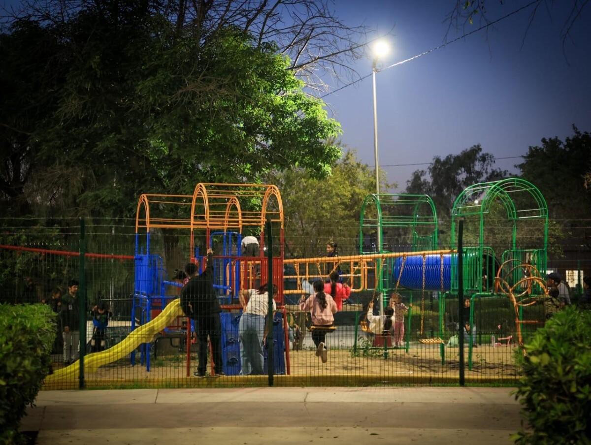 Instala Gobierno Municipal de Tijuana más de 30 luminarias en el Parque Ampliación Guaycura