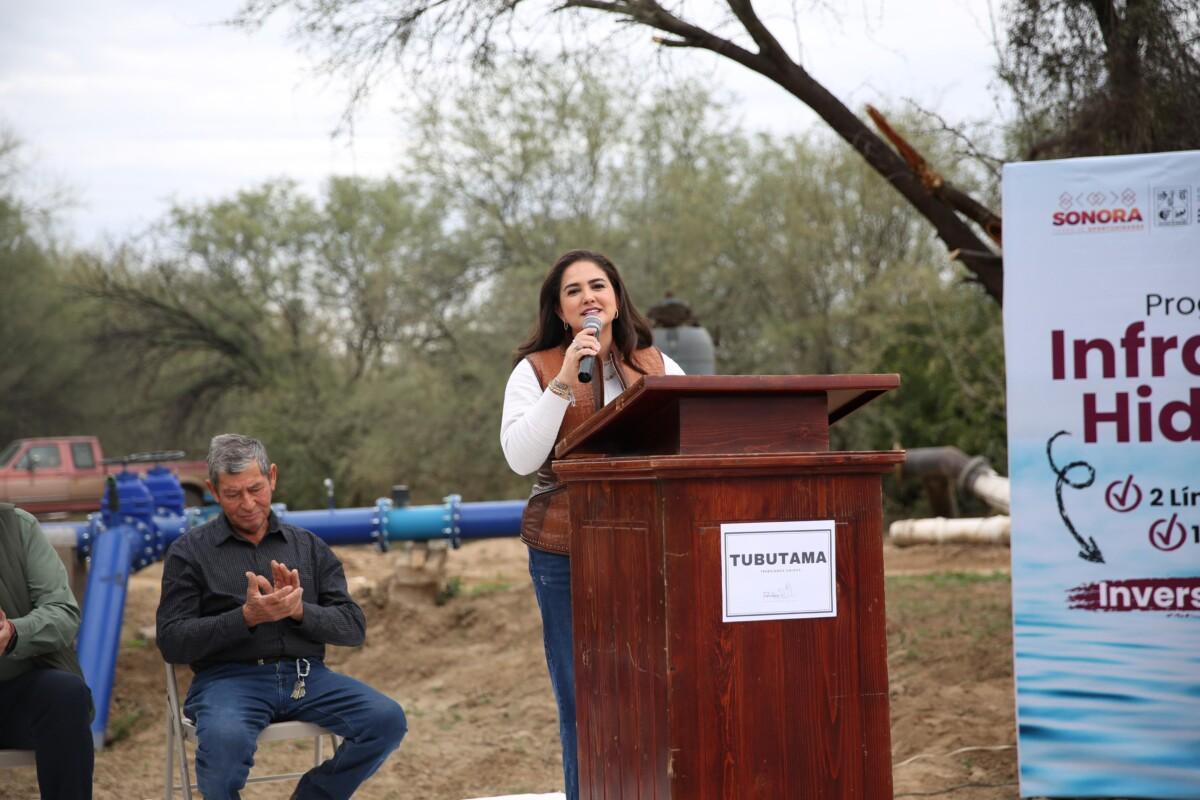 Gobierno de Sonora entrega obra hidroagrícola que fortalece al campo de Tubutama