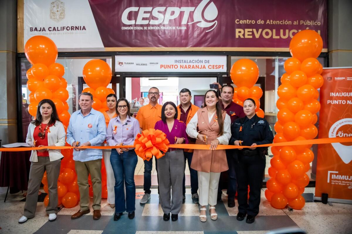 HABILITA CESPT PUNTO NARANJA EN ZONA CENTRO COMO ESPACIO SEGURO PARA MUJERES