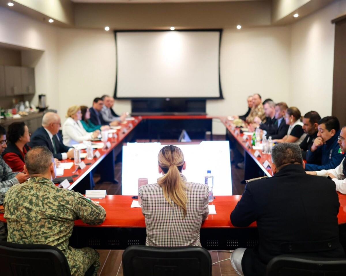 Rocío Adame destaca avances en seguridad durante Mesa de Coordinación Interinstitucional en Playas de Rosarito