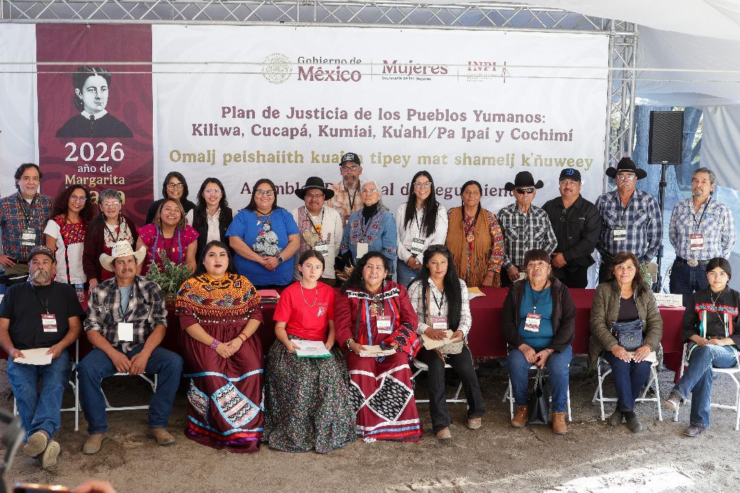SE REALIZA EN ENSENADA ASAMBLEA REGIONAL DEL PLAN DE JUSTICIA DE LOS PUEBLOS YUMANOS CON LA PARTICIPACIÓN DE LA SECRETARÍA DE INCLUSIÓN SOCIAL