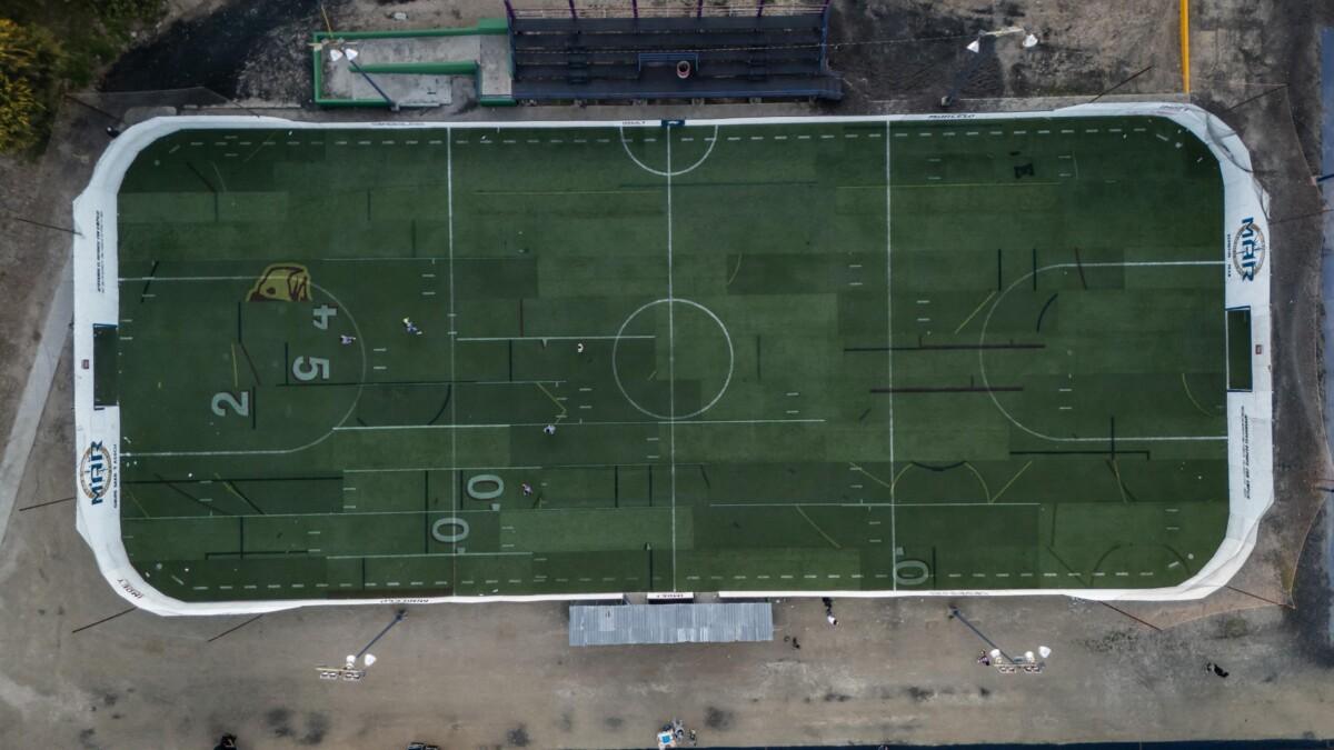 Asiste Ismael Burgueño a la inauguración de la rehabilitación de la Unidad Deportiva El Rubí