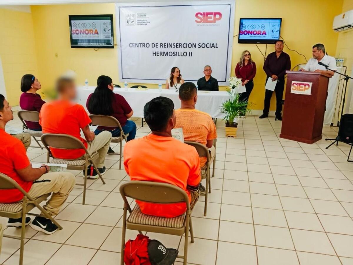 Capacitación para el trabajo fortalece la reinserción social en el SIEP Sonora