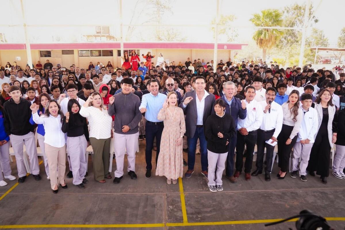 Gobierno de Sonora refrenda su compromiso social con la histórica transformación educativa de Caborca: SEC 