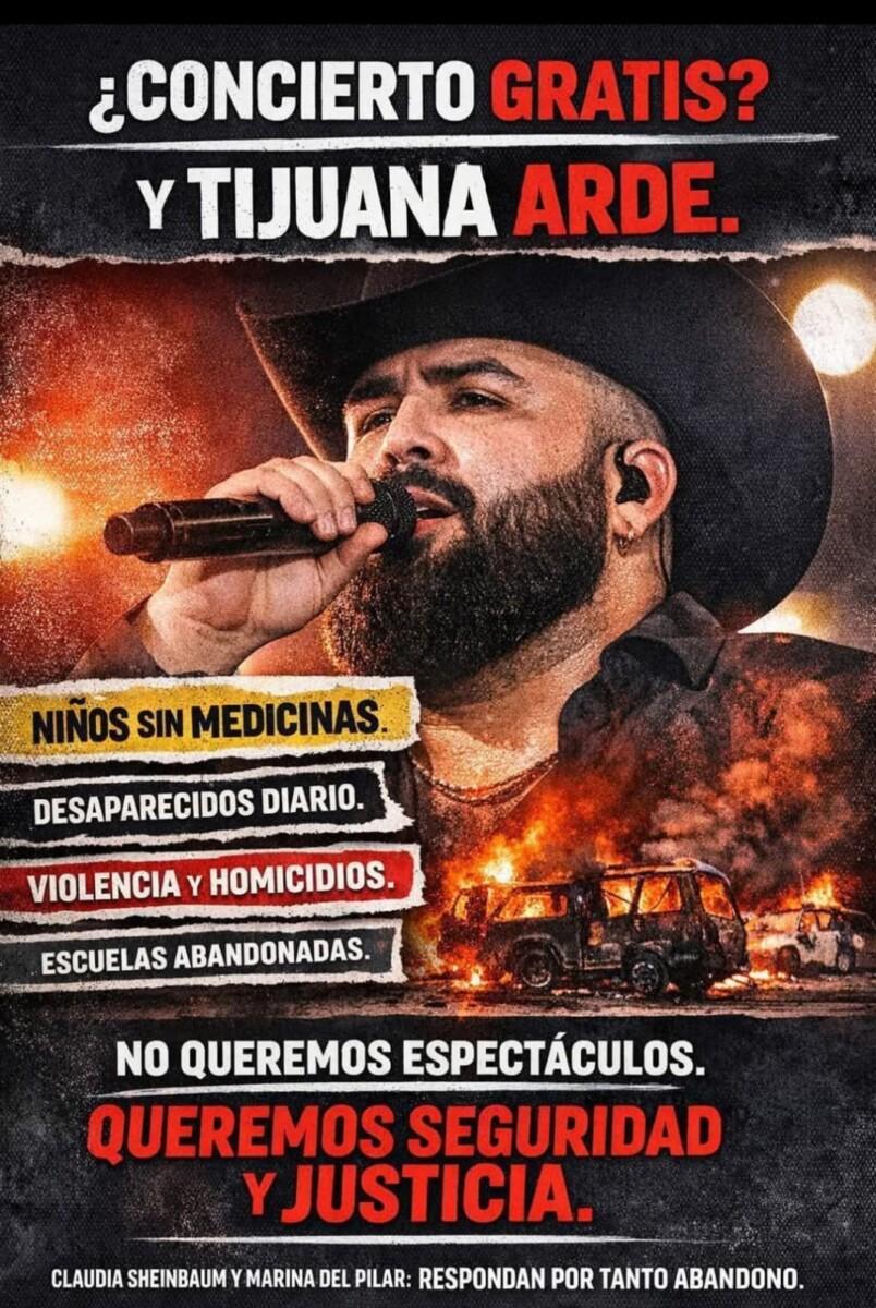 PESE AL SONADO ANUNCIO CON BOMBO, PLATILLO Y GRATIS, EL CONCIERTO DE CARIN LEÓN FUE UN FRACASO COMO TODO LO QUE HACE MARINA DEL PILAR