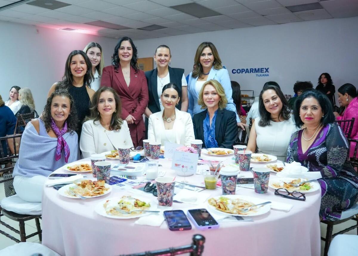 COPARMEX TIJUANA FORTALECE VÍNCULOS CON LÍDERES EMPRESARIALES EN “BRUNCH CON LA PRESIDENTA”