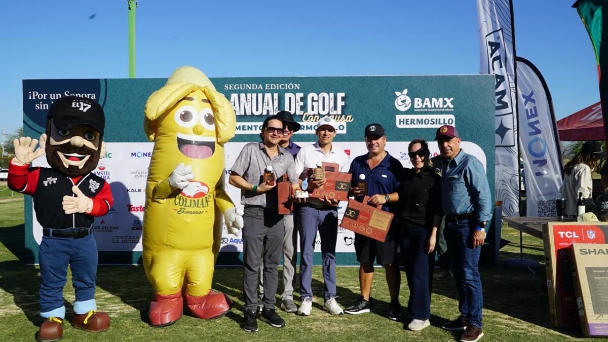 Consolida Banco de Alimentos de Hermosillo su Torneo Anual de Golf con gran participación y apoyo empresarial