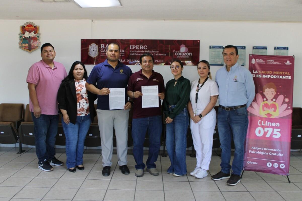 FIRMAN CONVENIO PARA FORTALECER LA FORMACIÓN EN SALUD MENTAL EN BAJA CALIFORNIA
