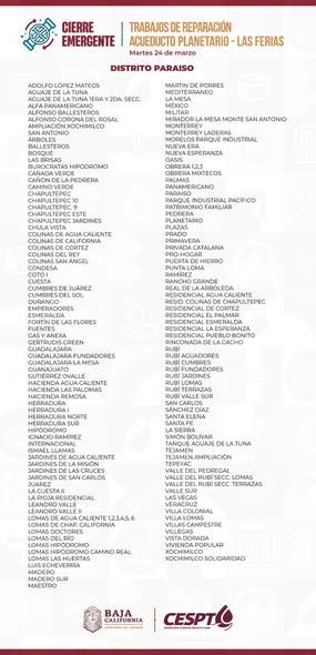 CULPAN A VANDALOS DE  FALLAS EN EL ACUEDUCTO, UNA GRAN CANTIDAD DE COLONIAS SIN AGUA