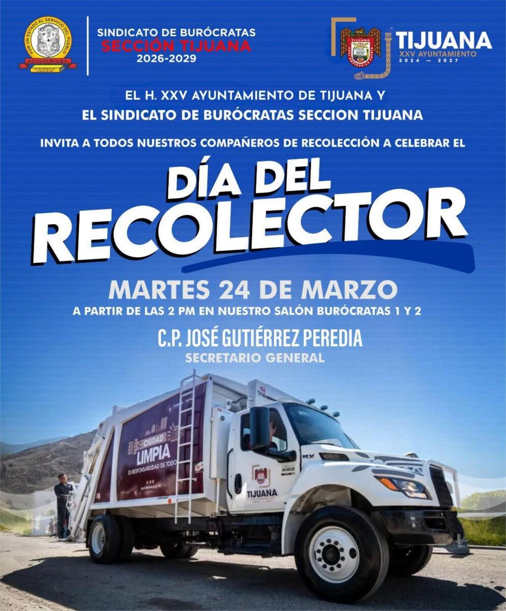 EN EL DÍA DEL RECOLECTOR SINDICATO DE BUROCRATAS Y AYUNTAMIENTO,CELEBRARÁN A ESTOS TRABAJADORES