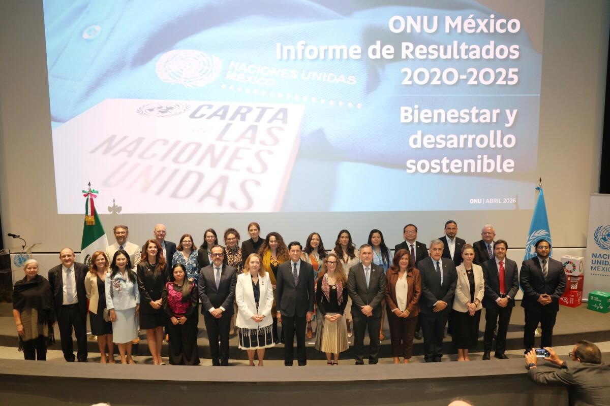 “BIENESTAR Y DESARROLLO SOSTENIBLE EN ACCIÓN: CINCO AÑOS DE COOPERACIÓN” ONU MÉXICO PRESNTA SU INFORME DE RESUTADOS 2020-2025