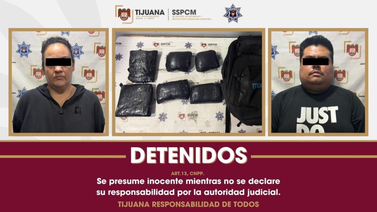 Un uevo caso de ‘mula ciega’; detienen a dos personas en operativo coordinado en Zona Norte