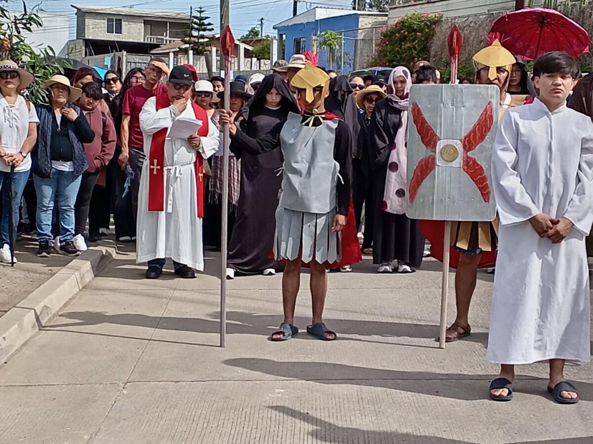 IMAGENES DEL VIACRUSIS VIVIENTE EN PLAYAS DE ROSARITO