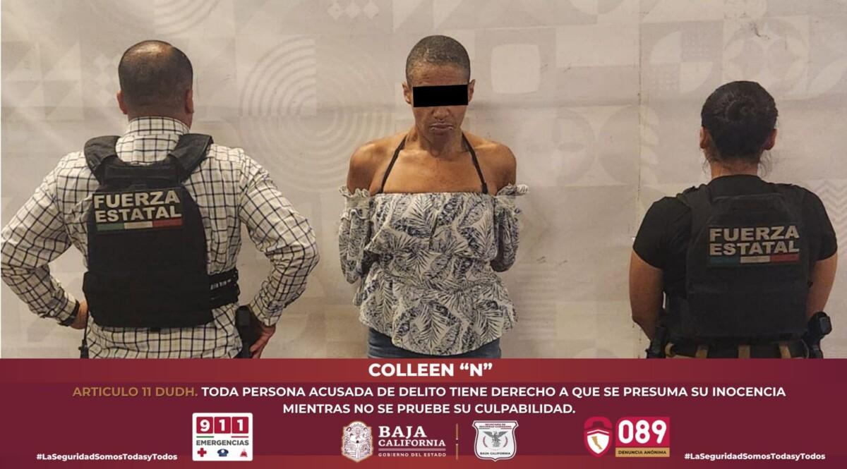 CAPTURA FUERZA ESTATAL A MUJER QUE ESCAPÓ DE PRISIÓN EN EU