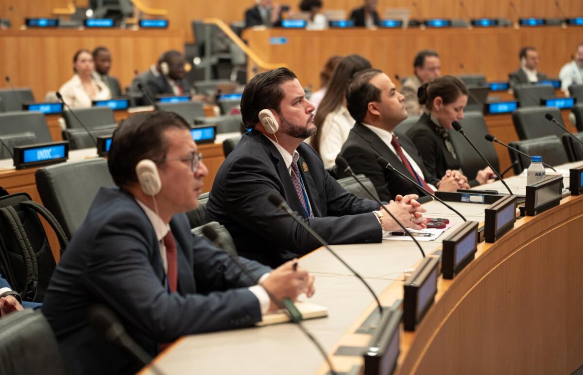 SE REUNE ISMAEL BURGUEÑO RUÍZ CON EL COMITÉ DE EXPERTOS EN ADINISTRACIÓN PÚBLICA EN LA SEDE DE  LA ONU