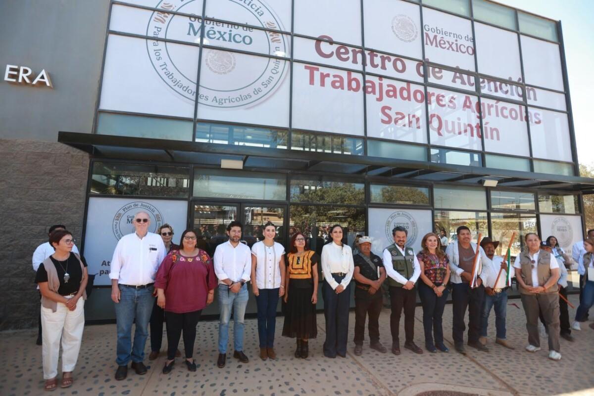 Gobierno de México inaugura el Centro de Atención Integral para Trabajadores Agrícolas en San Quintín, Baja California