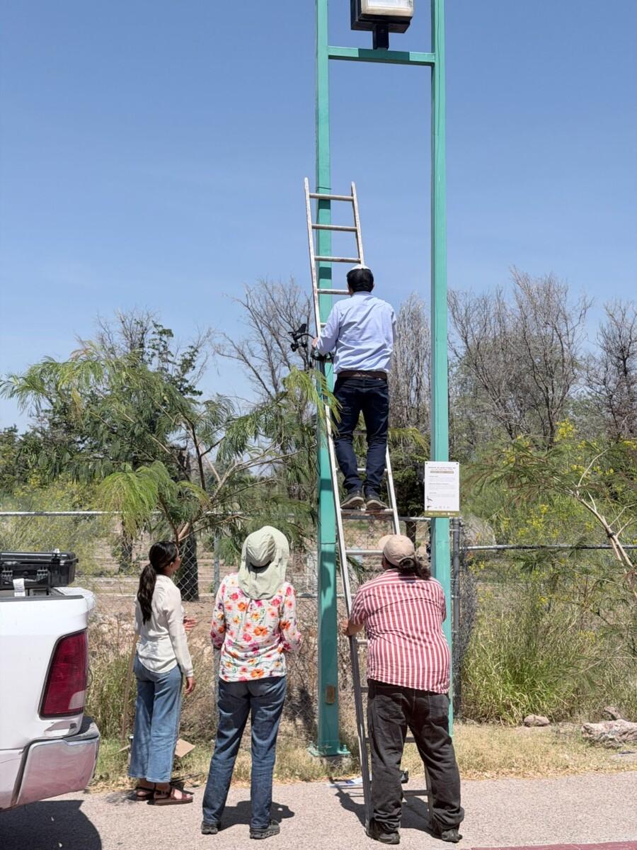 Gobierno de Sonora fortalece monitoreo de la calidad del aire con instalación de sensor