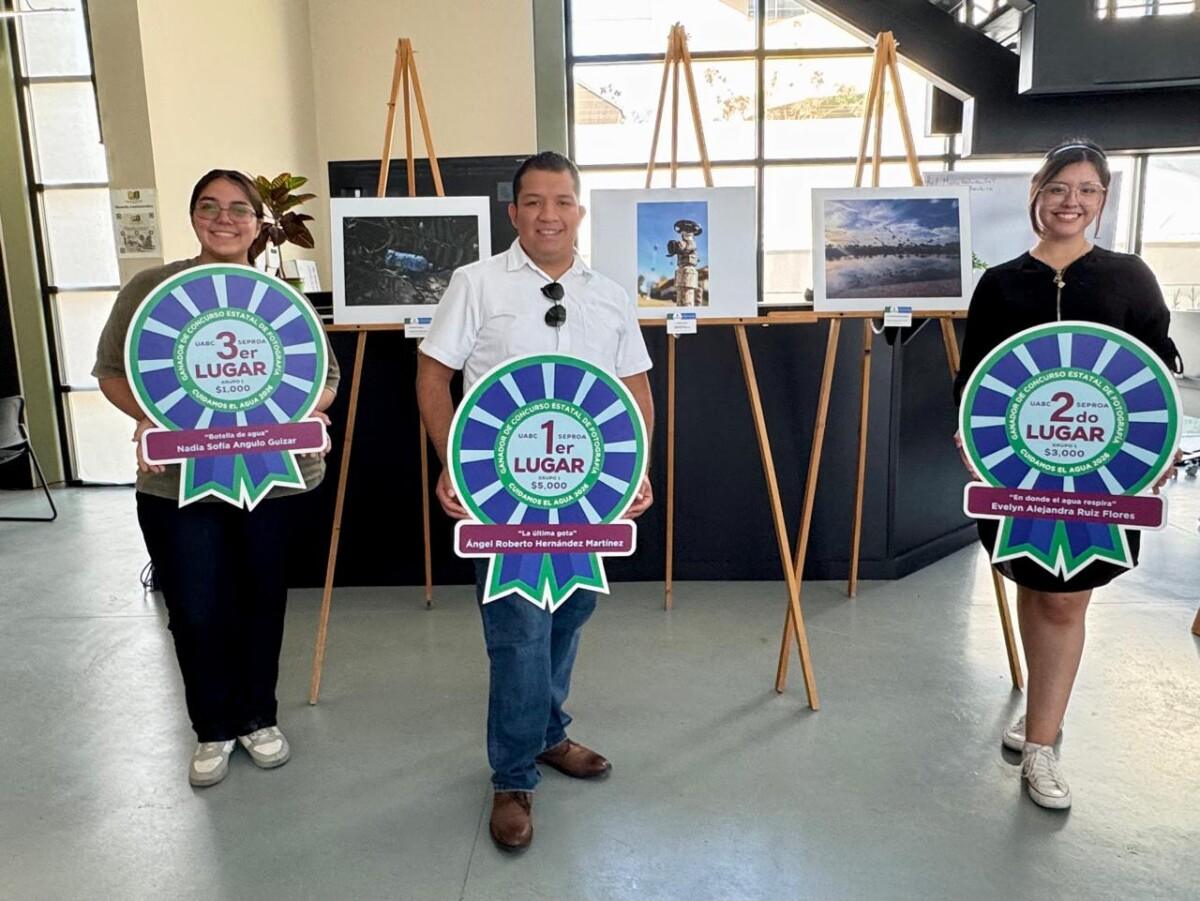 LOS TRES PRIMEROS LUGARES EN EL CONCURSO POR EL CUIDADO DEL AGUA