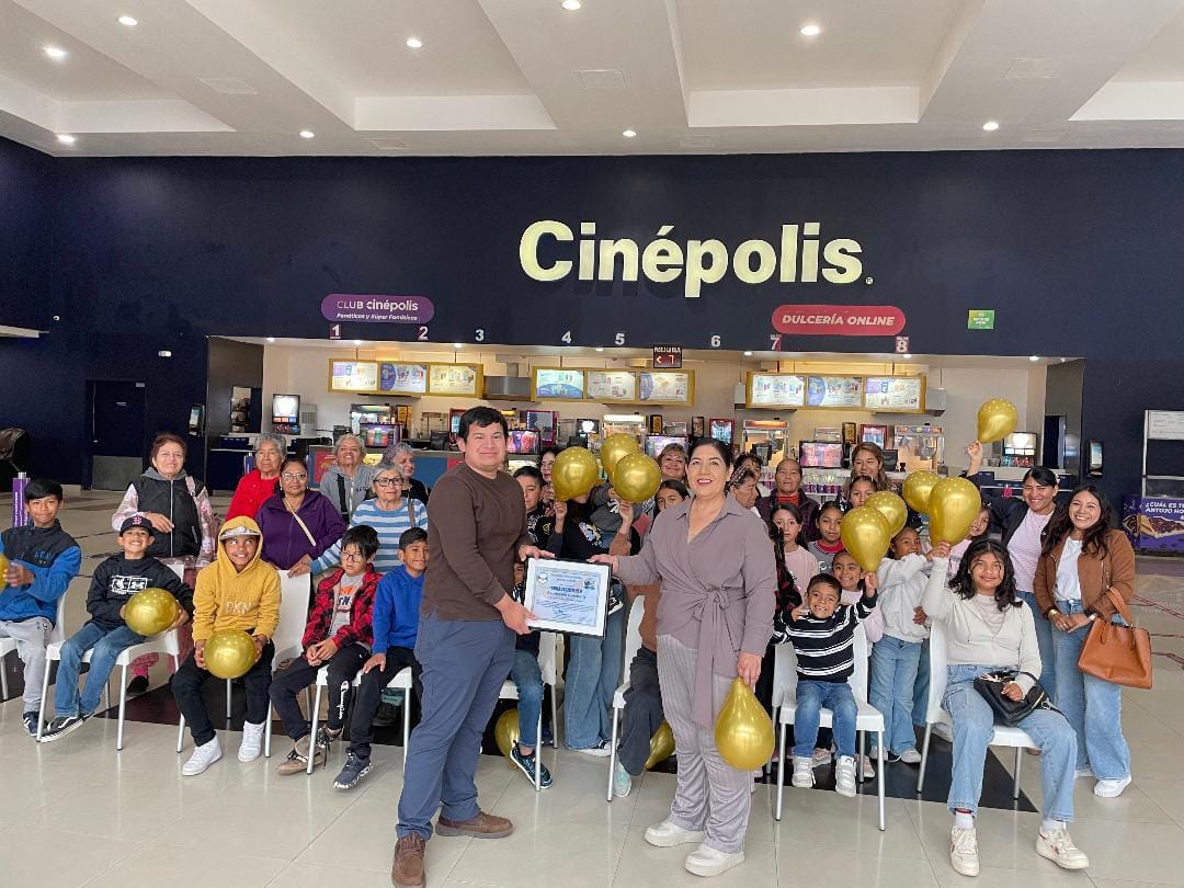 Agradecen a Fundación Cinépolis la invitación a la niñez de Baja California a disfrutar la película “GOAT: La cabra que salvó el juego” de la Distribuidora Sony Pictures: Manos Unidas en BC.