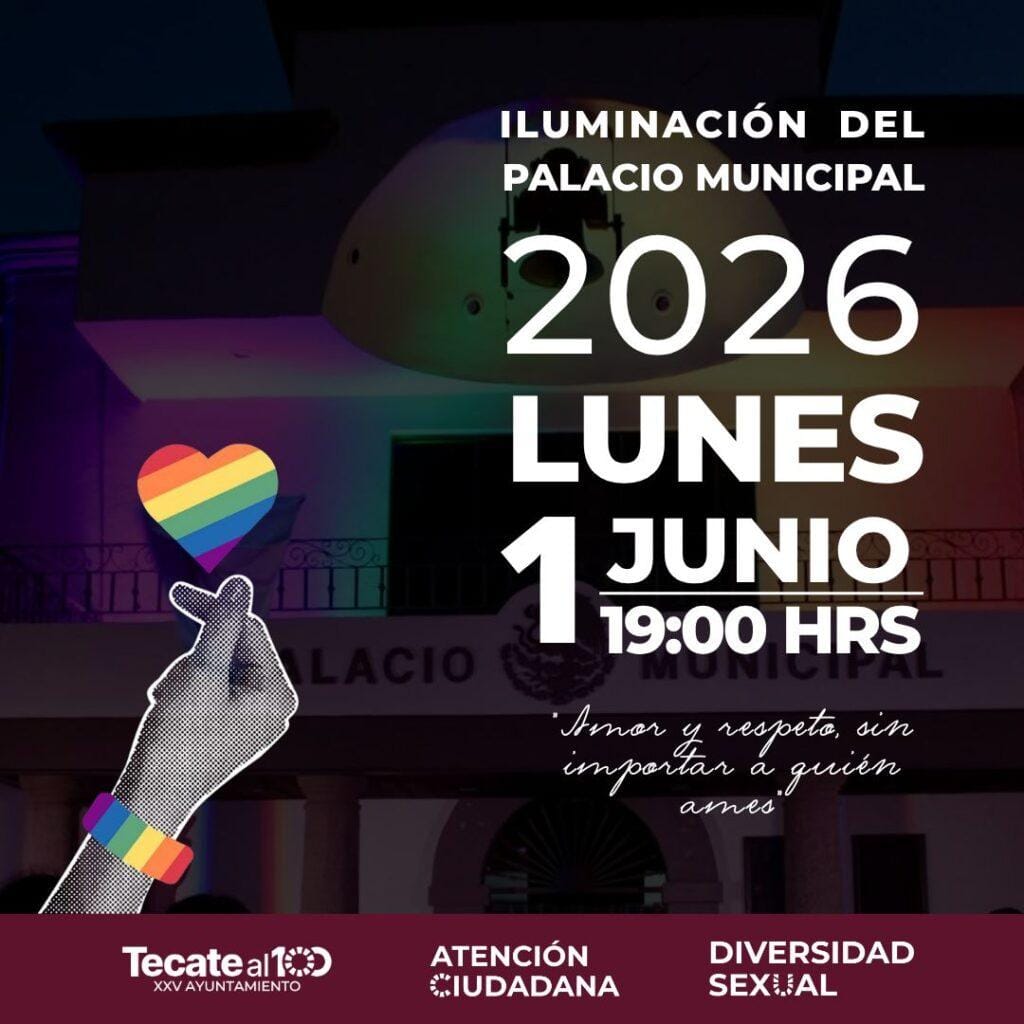 ILUMINARÁN PALACIO POR MES DE LA DIVERSIDAD 