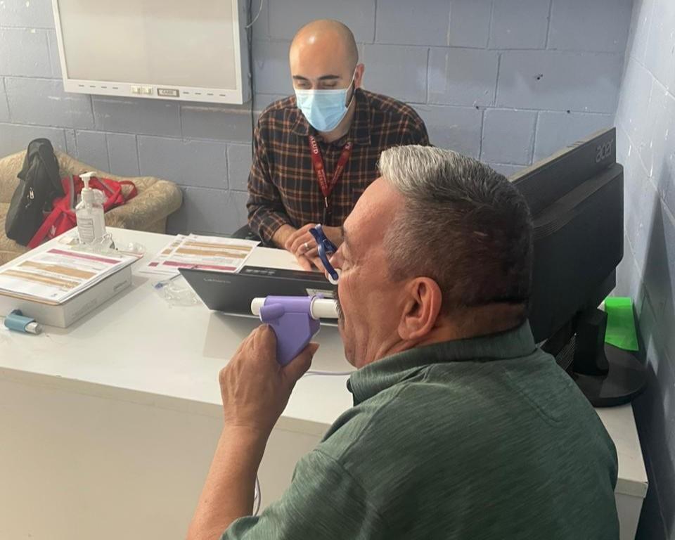 REALIZAN JORNADA DE ESPIROMETRÍAS EN ALBERGUE LAS MEMORIAS