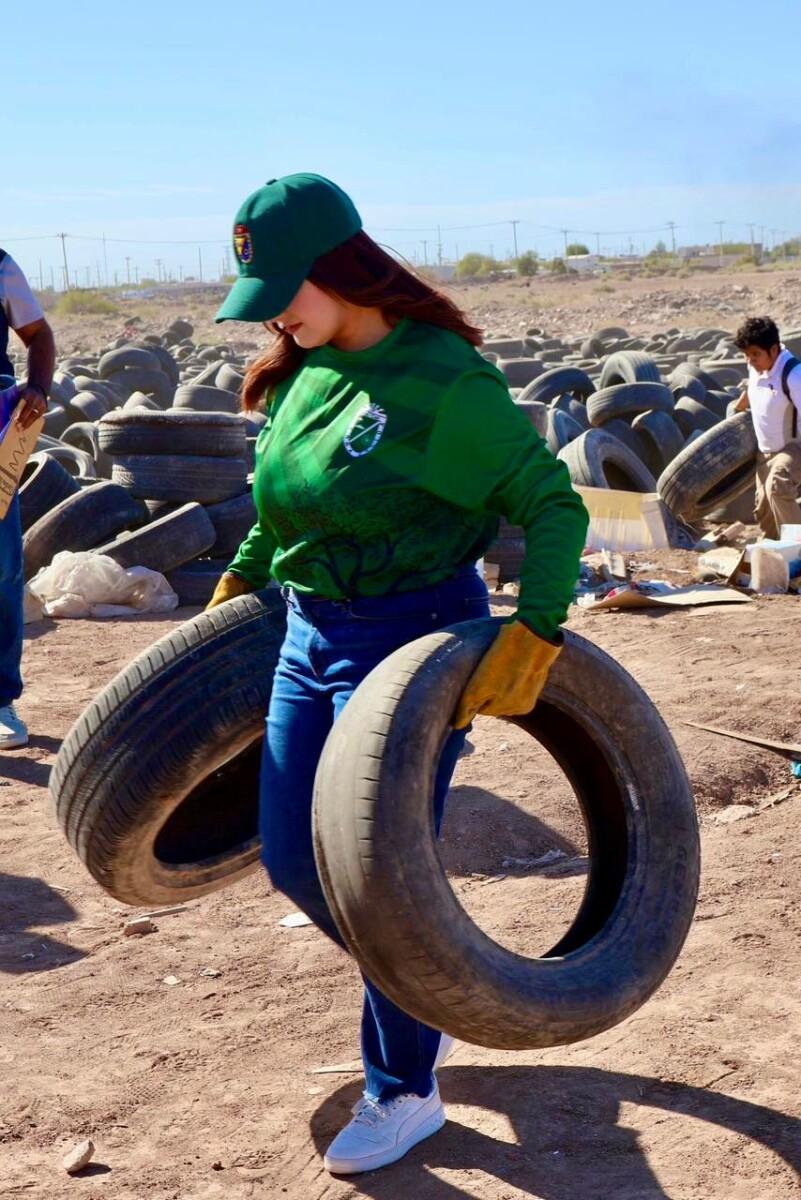 JORNADA DE RECOLECCIÓN DE LLANTAS DE DESUSO FRENAN RIESGOS SANITARIOS, MÁS DE TRES MIL NEUMÁTICOS EN MEXICALI