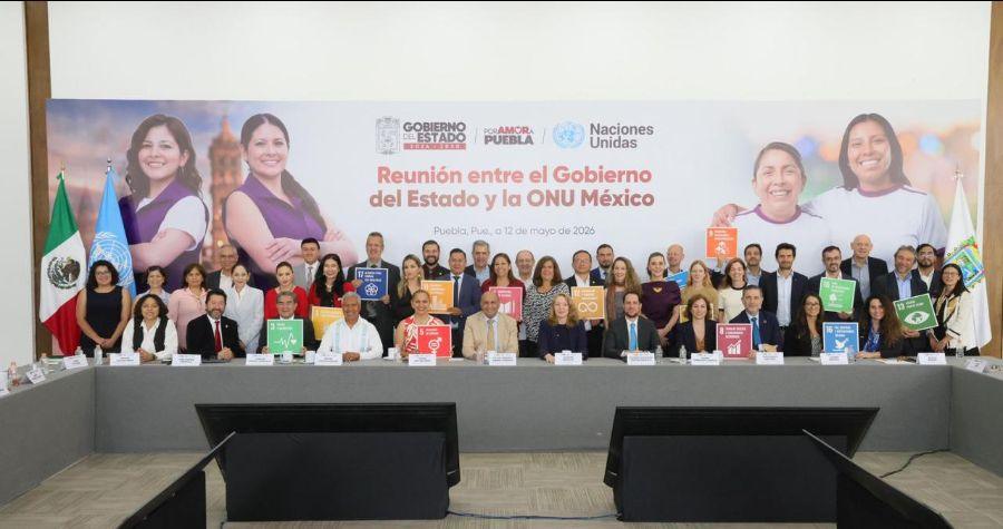 El Estado de Puebla y la ONU en México fortalecen la cooperación para acelerar la Agenda 2030 y los ODS 
