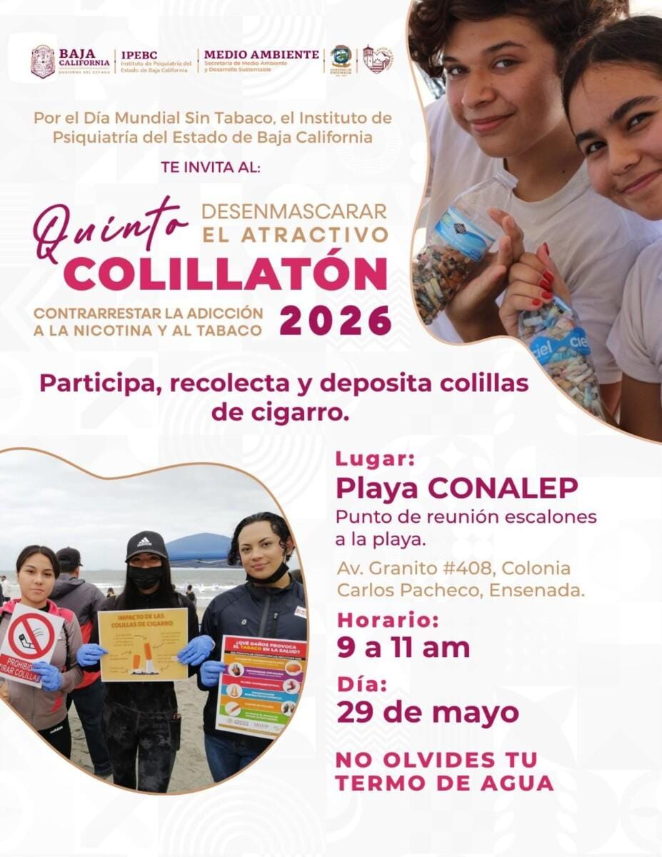 SE RETIRAN 22 MIL COLLILLAS DE CIGARRO EN PLAYAS DE ENENADA