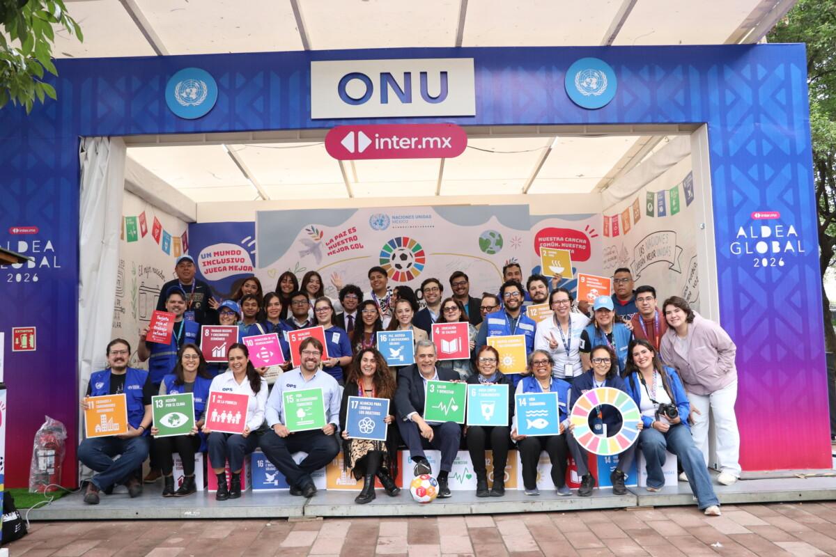 La ONU en México invita a la Aldea Global en Chapultepec con más de 50 actividades rumbo al Mundial 2026