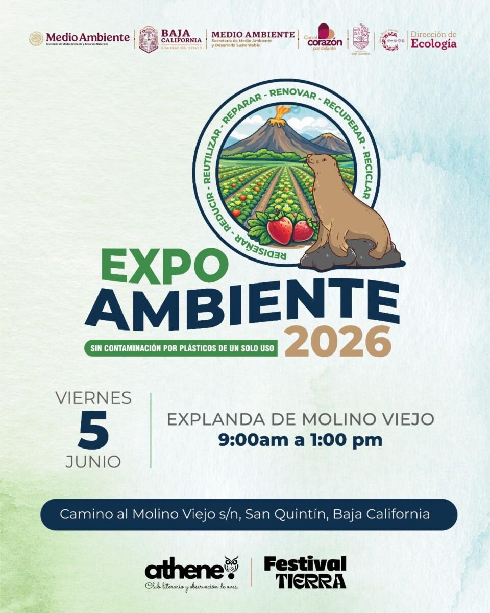 “INVITAN A EXPO AMBIENTE 2026 “SIN CONTAMINACIÓN POR PLÁSTICOS DE UN SOLO USO”