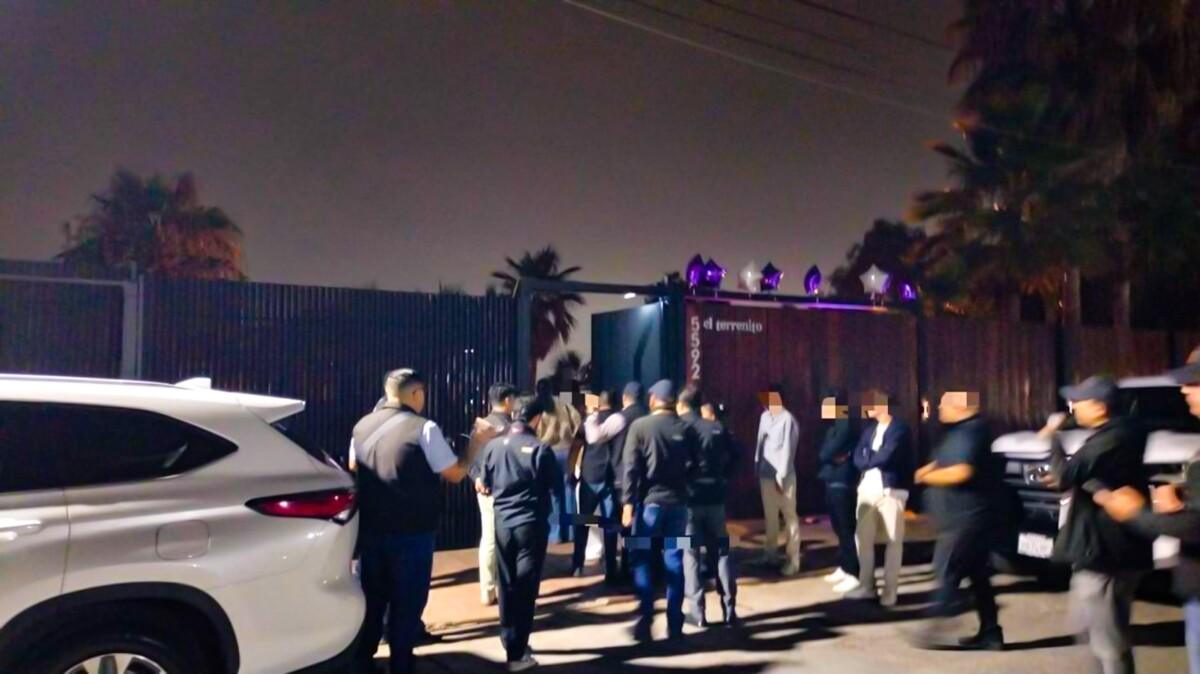 Clausura Gobierno Municipal de Tijuana fiesta clandestina con presencia de menores de edad