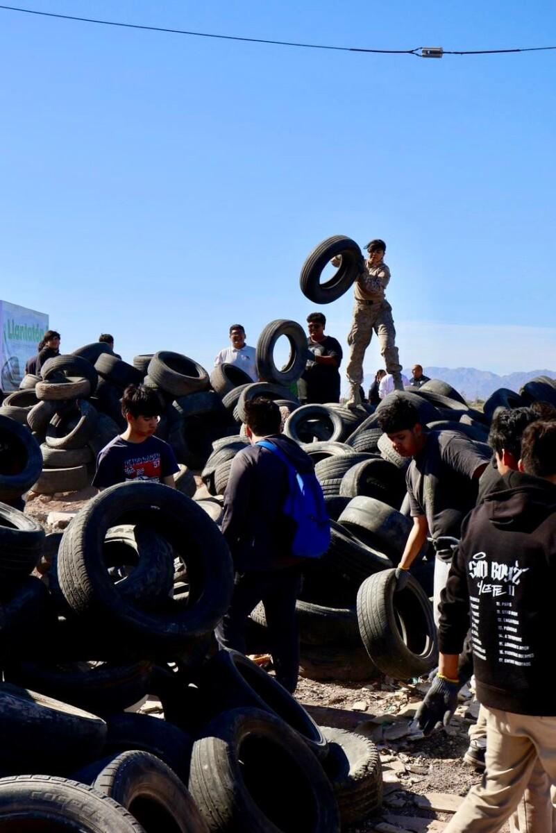 LAS LLANTAS SON UN DESECHO MUY COTAMINANTE,LA SECRETARÍA DEL MEDIO AMBIENTE DE BAJA CALIFORNIA, PUSO EN MARCHA UNA RECOLECCIÓN