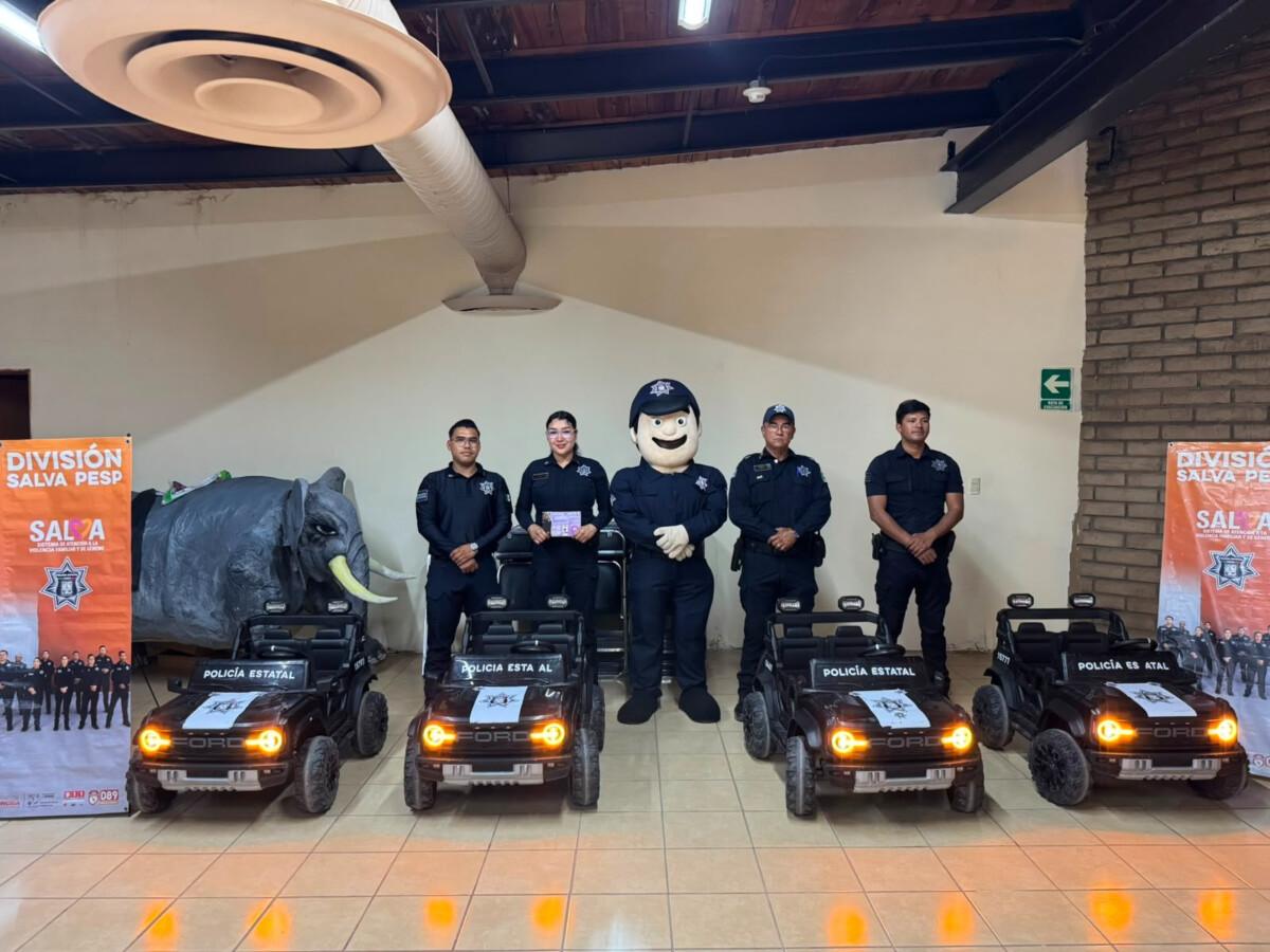 Promueve SALVA Policía Estatal prevención de violencia familiar y de género