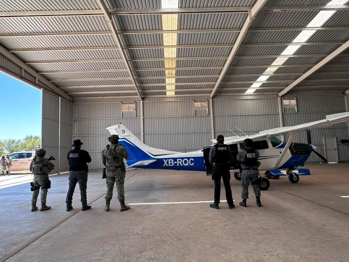 “OPERATIVO VALLE” LOCALIZAN HANGAR, AVIONETA Y DECOMISAN DROGA HAY UN DETENIDO