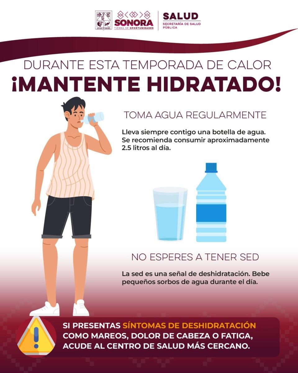Fomenta Salud Sonora hábitos de hidratación para proteger a las familias