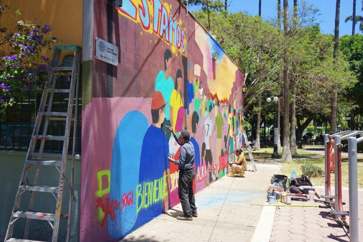 IMPULSA GOBIERNO MUNICIPAL MURALES COMUNITARIOS COMO LEGADO CULTURAL RUMBO AL MUNDIAL FIFA 2026