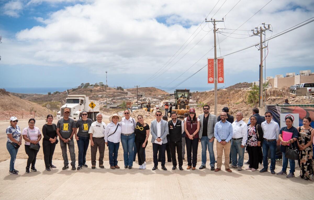 Encabeza Abdiel Gutiérrez Coronado arranque de obra en bulevar Paseo Banderas, en Santa Fe
